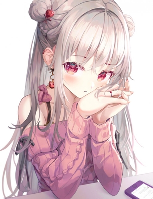 【二次】銀髪・白髪女子画像　その４３