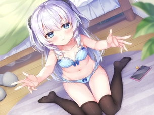 【非・微エロ】下着だけ身に着けている美少女の二次画像まとめ その４