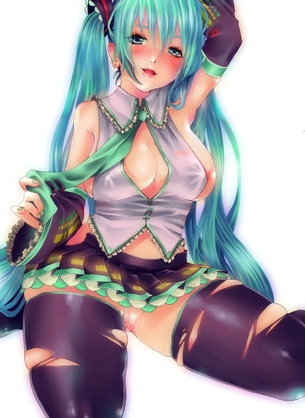 【画像】初音ミクの死ぬほど可愛すぎる、エロ画像がこちら