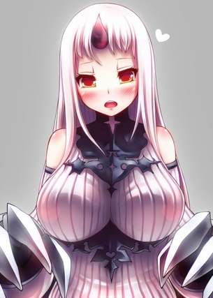 港湾棲姫(こうわんせいき)のエロ画像！ボインな角娘の痴態ｗ