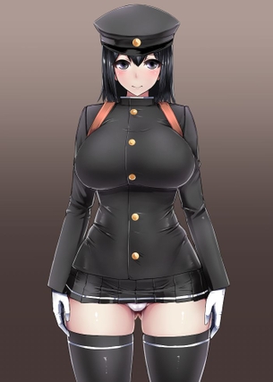 艦これあきつ丸の二次エロ画像！お股広げてダブルピースｗ