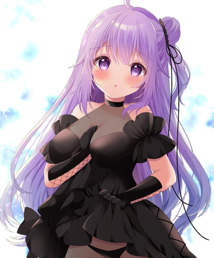 【非・微エロ】日曜日の紫髪美少女画像まとめ　その１４７