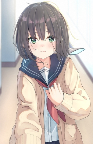 【非・微エロ】可哀想は可愛い困り顔の女の子二次画像集 その５
