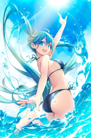 【非・微エロ】水曜日の青髪美少女画像まとめ　その１４４