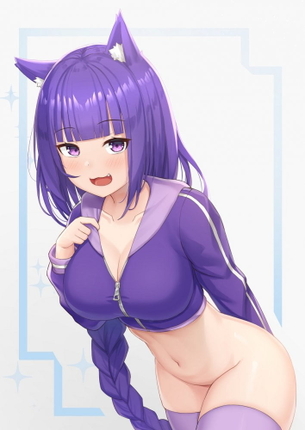 【非・微エロ】日曜日の紫髪美少女画像まとめ　その１４５