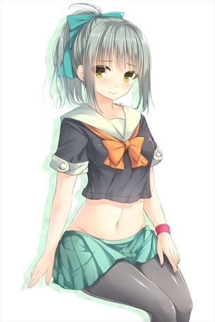 艦これ夕張のエロ画像！ポニーテールがめっちゃ可愛い艦娘