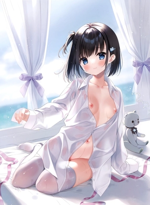 【非・微エロ】月曜日の黒髪美少女画像まとめ　その１４５