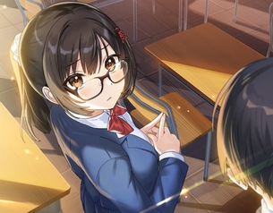 【画像】メガネの女の子ってなんでこんなエロく見えるん？