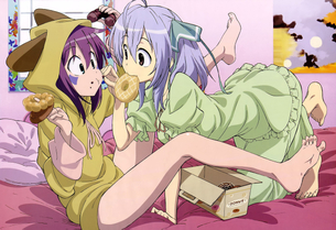 パジャマ姿の可愛い女の子に癒されてください！