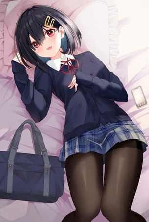 【非・微エロ】何故か見てしまう黒タイツ美少女まとめ その５