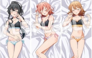 『俺ガイル』3人がえっちなスポーツウェア姿でパンツ丸出しで寝てるエロ抱きまくらなど！