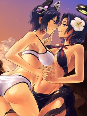 龍田と天龍の姉妹でエッチな事しているエロ画像まとめ！