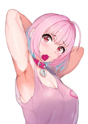 【二次】両腋を見せてフェロモンを放出しながら誘惑してくる女の子の画像