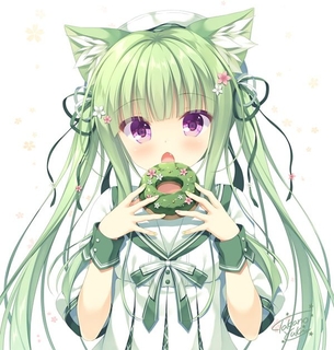 【非・微エロ】木曜日の緑髪美少女画像まとめ　その４４