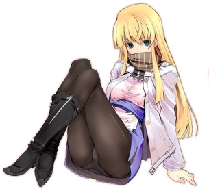 タイツとブーツを履いてて足がムレムレになってそうな女の子の画像