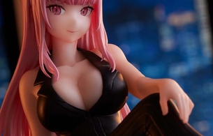 『ホロライブ』森カリオペのえっちすぎるおっぱいがはみ出そうな衣装のエロフィギュア！