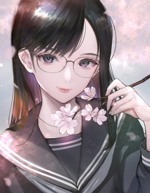 【二次】眼鏡女子画像　その３４