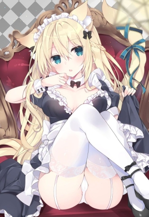 ガーターベルトの二次エロ画像で抜きたい！