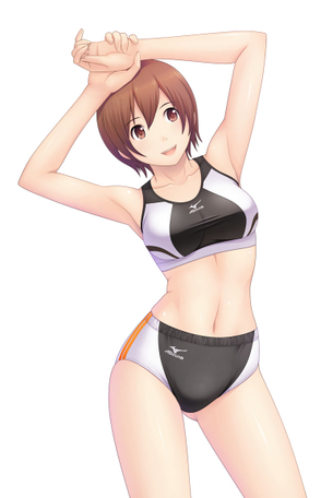 陸上アスリートの女の子の微エロ画像