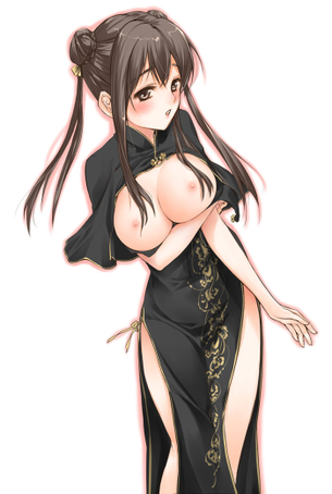 【二次元】チャイナドレス姿の美少女達のエロ画像 Part.2 40枚 スリット 美脚