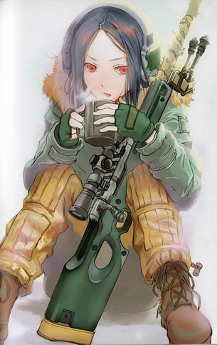 スナイパーな女の子の画像ください