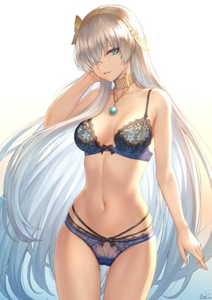 【二次元】片目が隠れている美少女達のセクシーエロ画像 40枚