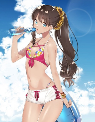 【二次元】ホットパンツを履いた美少女達のエロ画像 Part.1 42枚