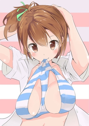 【画像少数】おっぱいにパンツ履いてる虹エロ画像ください！