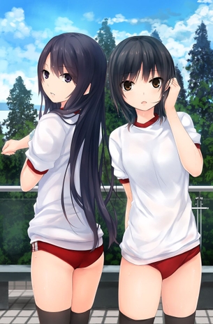 【二次元】ブルマを着用した美少女達のエロ画像 40枚