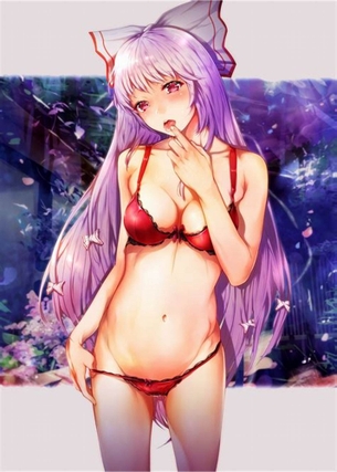【二次元】赤い服を着た美女達のセクシーエロ画像 40枚