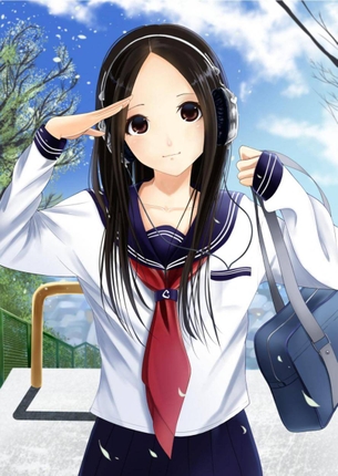 【二次元】黒髪が綺麗な美少女のエロ画像 Part.1 38枚