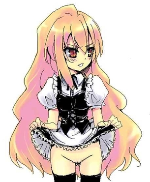 【たくし上げ】服をたくし上げて見せてくれる女の子の二次元エロ画像＆イラスト Part49