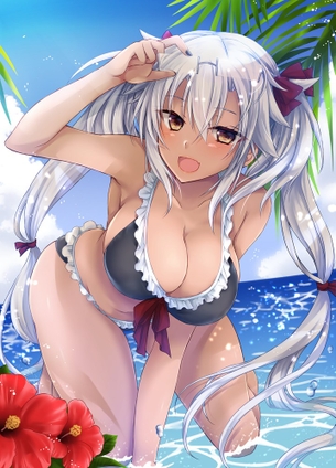 【二次元】日焼けボディがセクシーな美少女達のエロ画像 Part.2 39枚