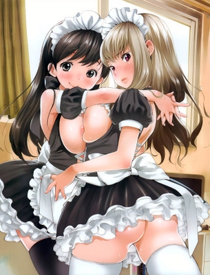 【二次元】癒してもらいたい可愛いメイドさんのエロ画像 38枚