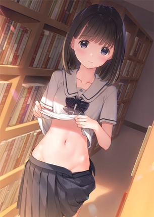 【二次元】制服を着た女子校生のエロ画像 Part.2 40枚