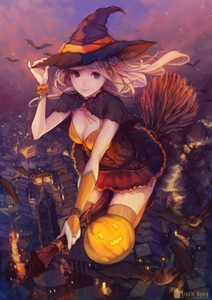 【二次元】美人な魔女娘のエロ画像 Part.1 40枚 ミステリアス