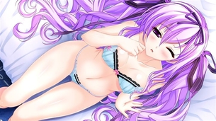 【紫髪】ちょっとミステリアスな紫色の髪の女の子の二次元エロ画像＆イラスト Part25