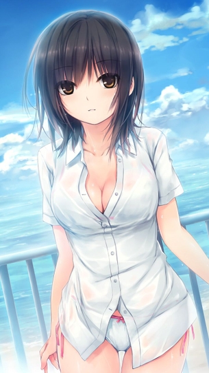 【二次元】Yシャツを着た美少女達のセクシー画像 33枚