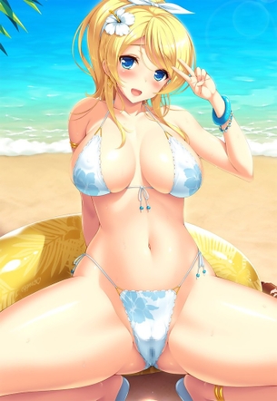 【二次元】ビキニ美女達のエロ画像 Part.1 39枚 Bikini