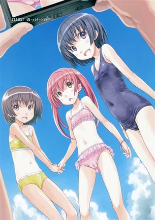 【スクール水着】スク水姿がえっちな女の子の二次元エロ画像＆イラスト Part03