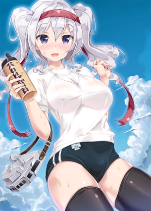 【二次元】ブルマとニーソを履いた美少女達のエロ画像 39枚