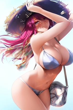 【二次元】可愛い赤髪美少女のエロ画像 Part.3 40枚 赤毛