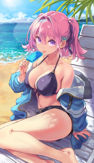 【二次】水着女子画像　その７７