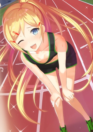 陸上ユニフォームを着たエロい女の子の画像