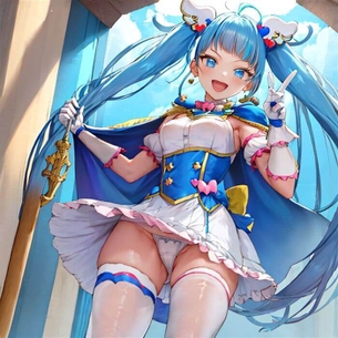 [プリキュア][エロ画像]キュアスカイの極上のパンチラでシコったよ♪