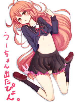 快楽に堕ちそうになってるアヘ顔の卯月抜けるエロ画像！【艦隊これくしょん】