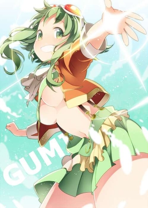 GUMIの悩殺必死のセクシーポーズのエロ画像！【ボーカロイド】