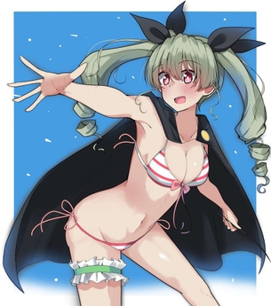 【ガールズ&パンツァー】アンチョビのかっこいい・かわいい二次エロ画像