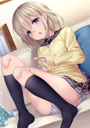 【制服】制服美少女の二次元エロ画像＆イラスト Part18