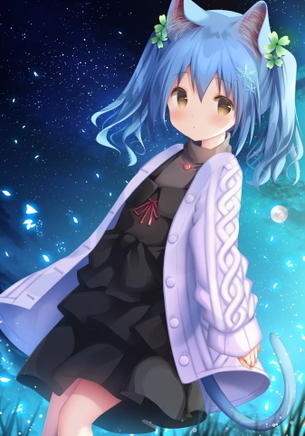 【非・微エロ】水曜日の青髪美少女画像まとめ　その１０９